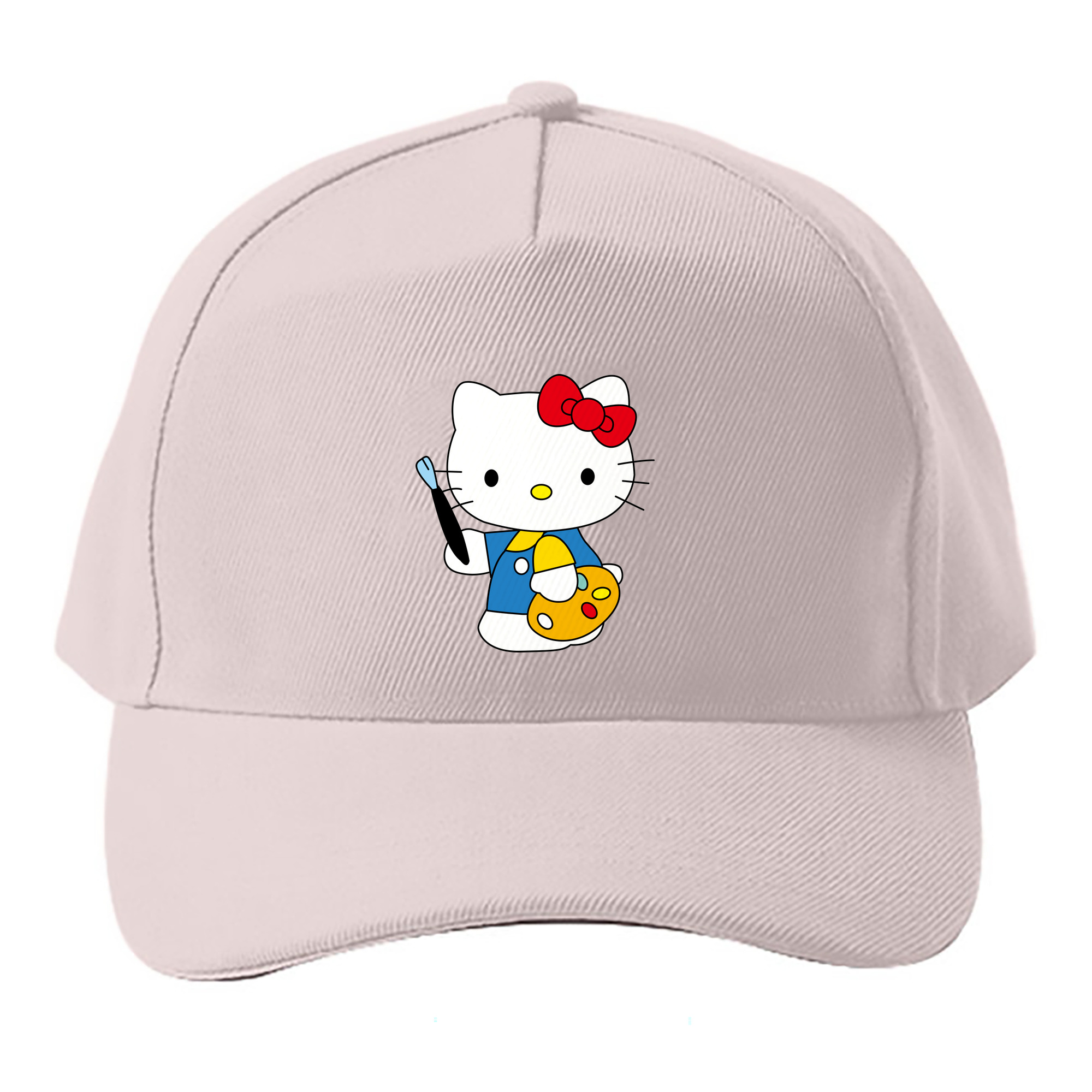 （画像用） Hello Kitty ハローキティ ベースボールキャップ 綿100％ 男女兼用 帽子 スポーツ